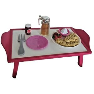 American Girl Breakfast in Bed Tray Table with Food Accessories Play Set